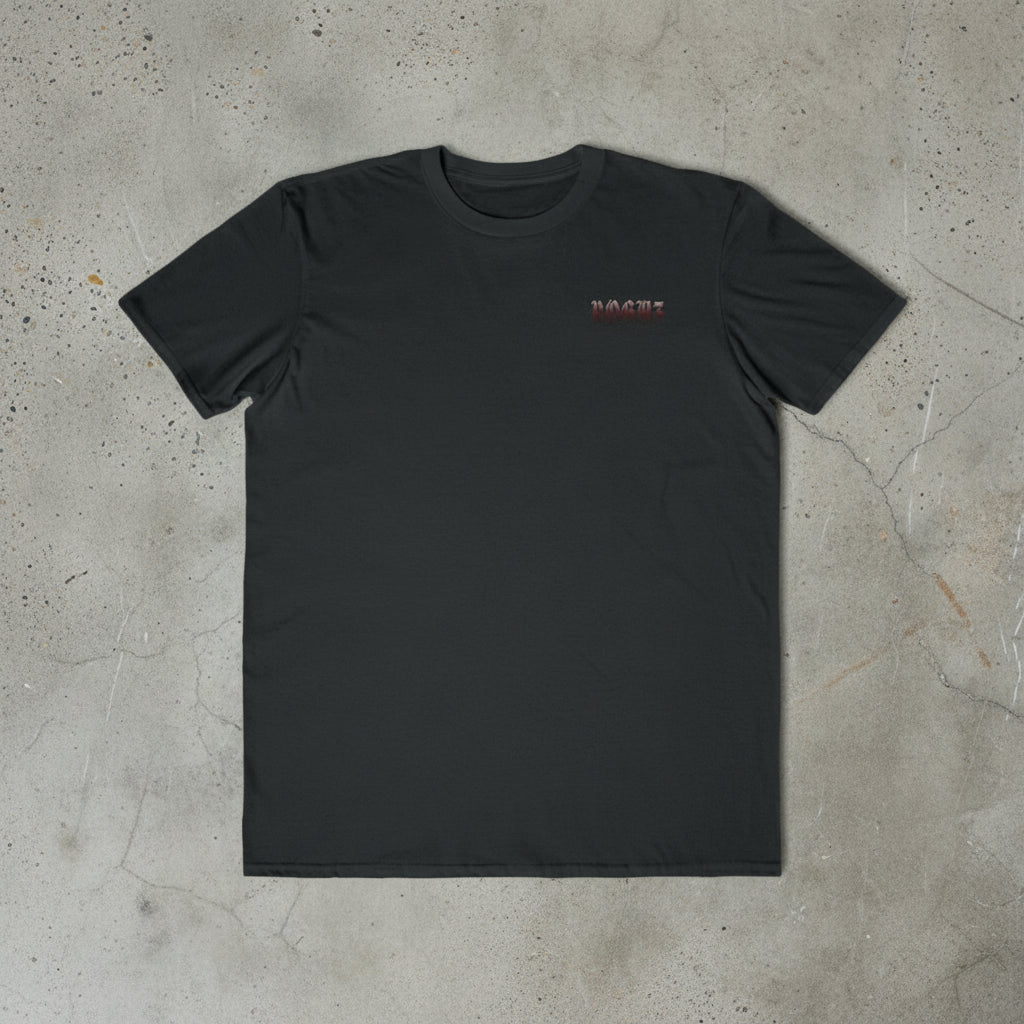 ROUG3 OXBLOOD GRADIENT TEE